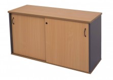 Rapid Worker Credenza. CMZ1545 1500 L X 450 D X 730 H. 2 Sliding Doors Lockable